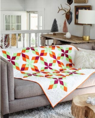 GO! Guiding Star Throw Quilt Pattern