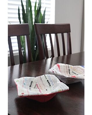 GO! Scrappy Bowl Cozy Pattern