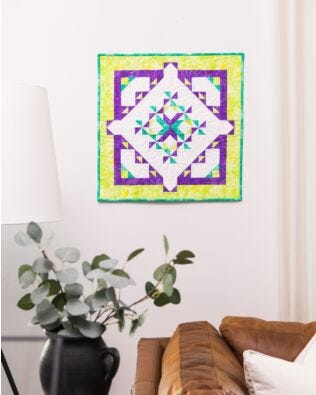 GO! Mardi Gras Confetti Wall Hanging Pattern