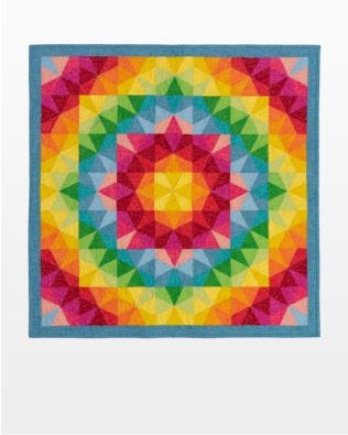 GO! Bursting Forth Throw Quilt Pattern