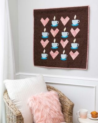 GO! Brew Love Wall Hanging Pattern