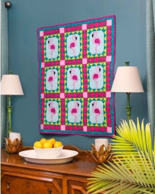 GO! Pretty in Pink Throw Quilt Pattern