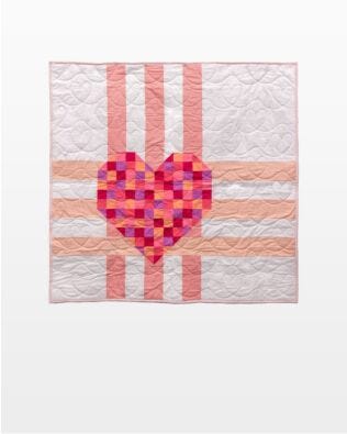 GO! Heart Weave Throw Quilt Pattern