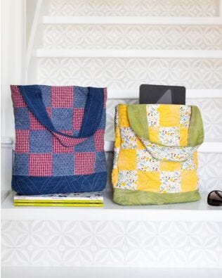 GO! Ready for Spring Patchwork Tote Bag Pattern