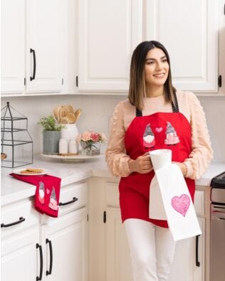 GO! Valentine Reversible Apron Pattern
