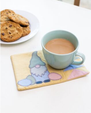 GO! Easter Gnome Mug Rug Pattern