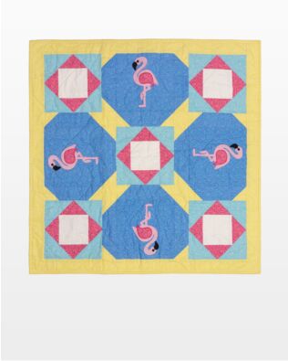 GO! Square Dancing Flamingos Wall Hanging Pattern