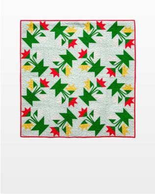 GO! Garden Dance Throw Quilt Pattern