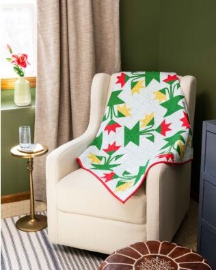 GO! Garden Dance Throw Quilt Pattern
