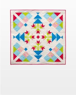 GO! Field of Lilies Throw Quilt Pattern