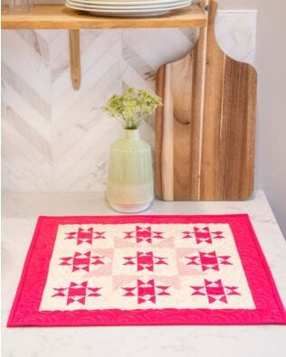 GO! Qube 5" Stars in the Crown Throw Quilt Pattern
