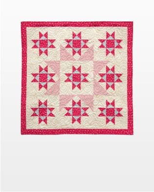 GO! Qube 10" Stars in the Crown Throw Quilt Pattern