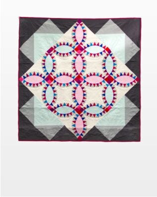 GO! Plum Pickle Dish Throw Quilt Pattern