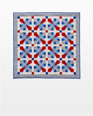GO! Mosaic Stars Throw Quilt Pattern
