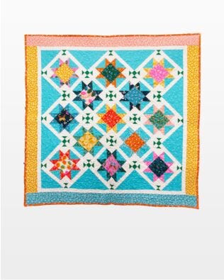 GO! Night Star Throw Quilt Pattern