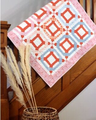 GO! Rolling Rings Throw Quilt Pattern
