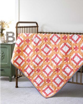 GO! Round-A-Bout Throw Quilt Pattern