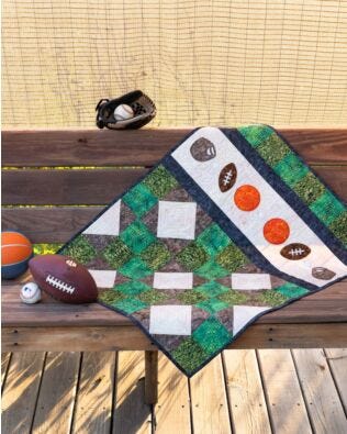 GO! Diamond Daze Throw Quilt Pattern