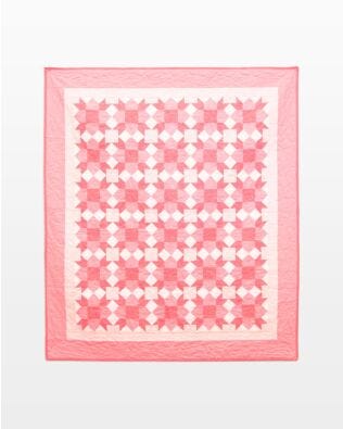 GO! Monochromatic Weathervane Throw Quilt Pattern
