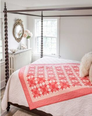 GO! Monochromatic Weathervane Throw Quilt Pattern