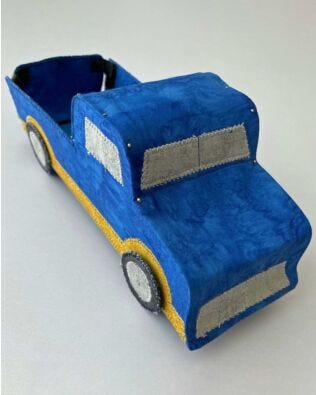 GO! 3-D Pickup Truck Pattern