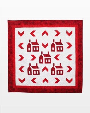 GO! School House Love Throw Quilt Pattern