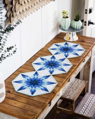 GO! Prairie Star Table Runner Pattern