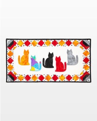 GO! Cats Abound Wall Hanging Pattern