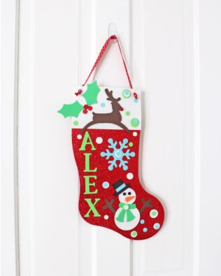 GO! No Sew "Just For You" Stocking Wall Decor Pattern
