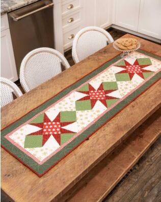 GO! Twinkling Stars Table Runner Pattern