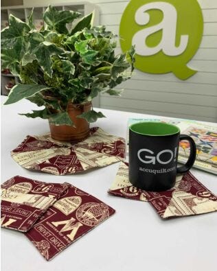GO! Quick Coasters Pattern
