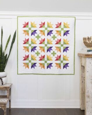 GO! Posy Pathway Wall Hanging Pattern