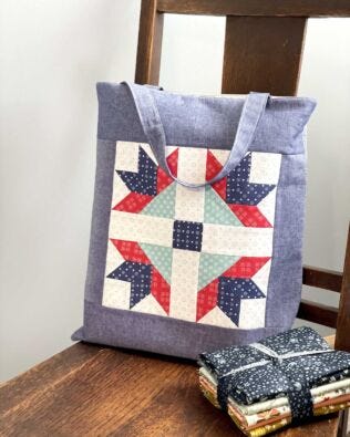 GO! Goose Tracks Tote Bag Pattern