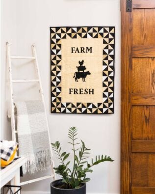 GO! Farm Fresh Wall Hanging Pattern