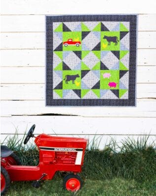 GO! Farm Yard Animals Wall Hanging Pattern