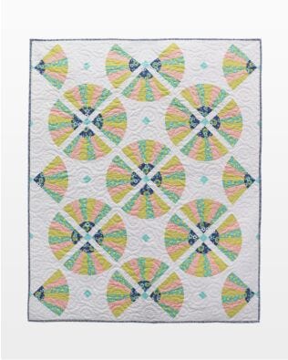 GO! Fans All Around Throw Quilt Pattern