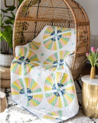 GO! Fans All Around Throw Quilt Pattern