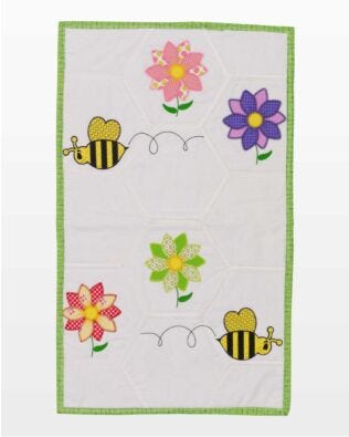 GO! Bees in the Garden Wall Hanging Pattern