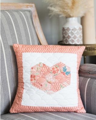GO! EPP Heart Pillow Pattern