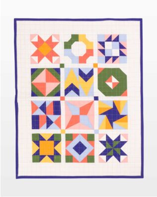 GO! 5" Qube Sampler Throw Quilt Pattern