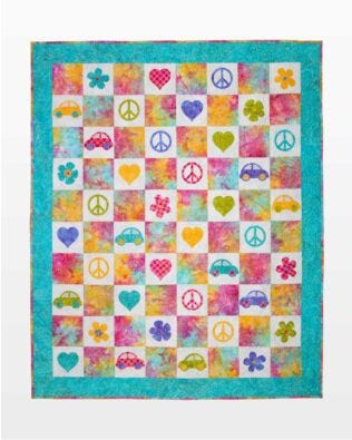 GO! Groovy Throw Quilt Pattern