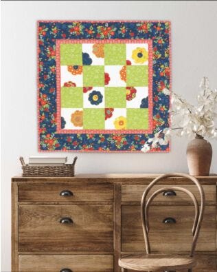 GO! Peek-a-Bloom Wall Hanging Pattern