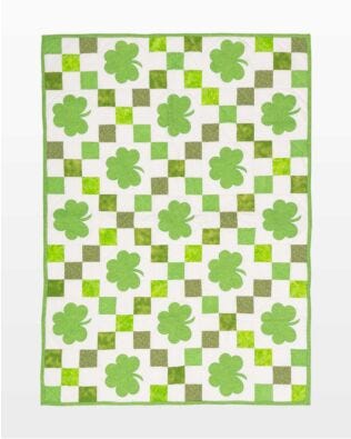 GO! Luck of the Irish Chain Throw Quilt Pattern