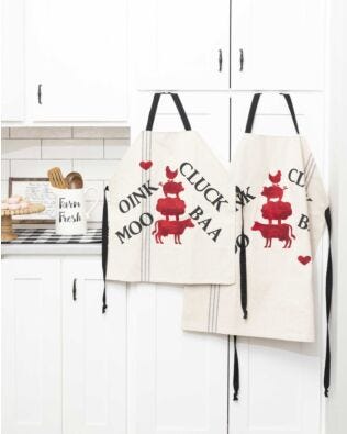 GO! Country Chic Farm Aprons Pattern
