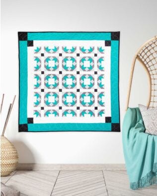 GO! Geometric Tiles Throw Quilt Pattern
