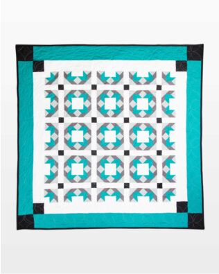 GO! Geometric Tiles Throw Quilt Pattern
