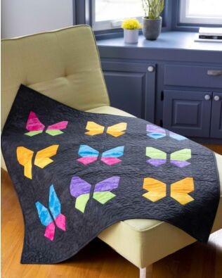GO! Flying At Night Throw Quilt Pattern
