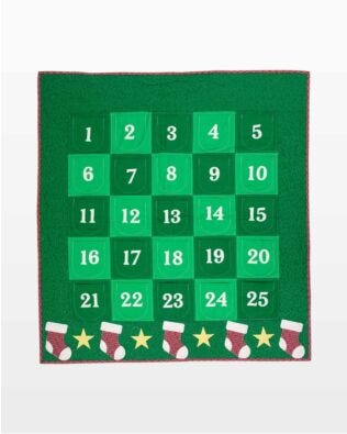 GO! Christmas Counting Wall Hanging Pattern