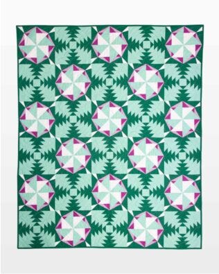 GO! Among the Pines Throw Quilt Pattern