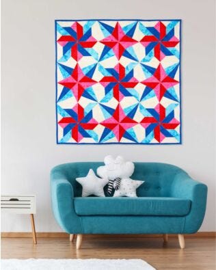 GO! Stars Aplenty! Wall Hanging Pattern
